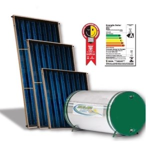 Boilers e placas solares