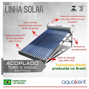 Kit acoplado solar a vácuo 