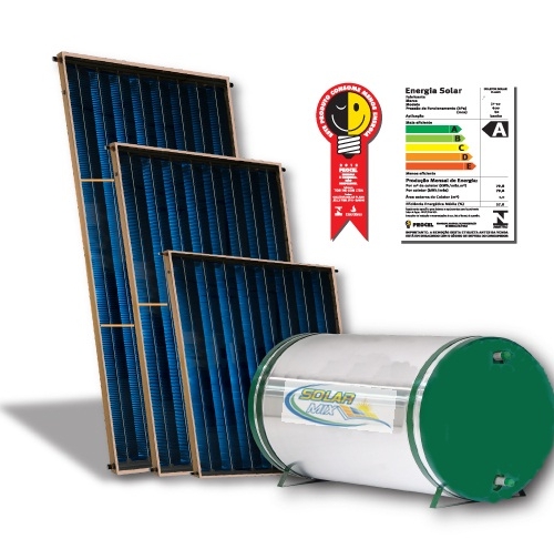 Boilers e placas solares