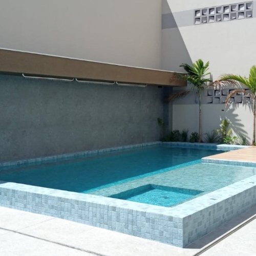 Suporte profissional ao projeto de sua piscina 